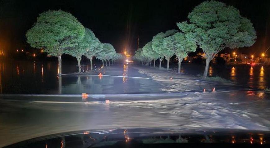 Çorumda sağanak yağış etkili oldu