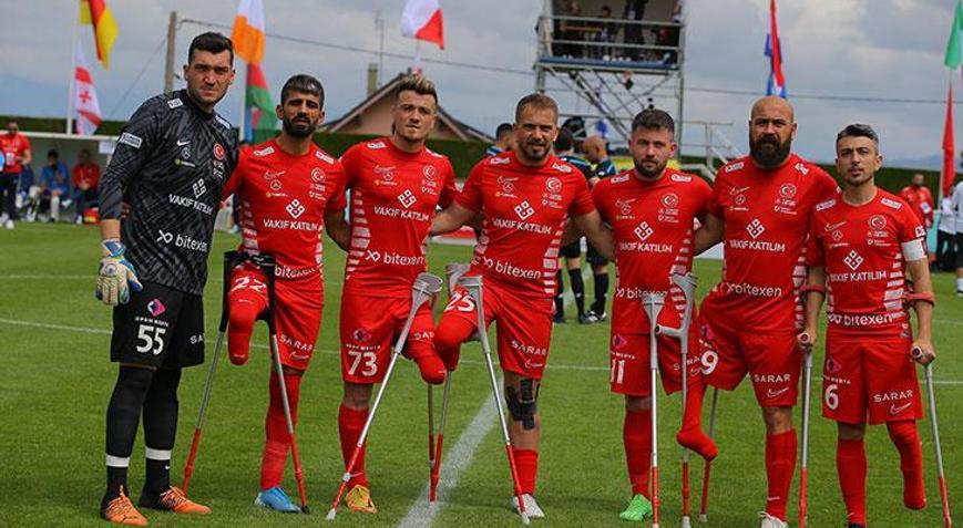 Ampute Milli Takımımızdan Azerbaycana tarihi fark: 12-1