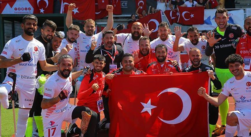 Ampute Milli Futbol Takımı, Avrupa Şampiyonasında finalde
