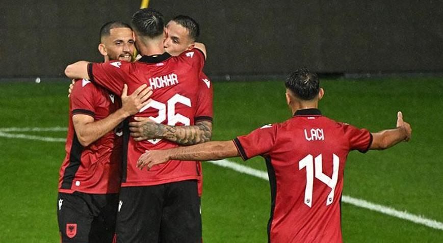 Arnavutluk, Azerbaycanı 3 golle mağlup etti