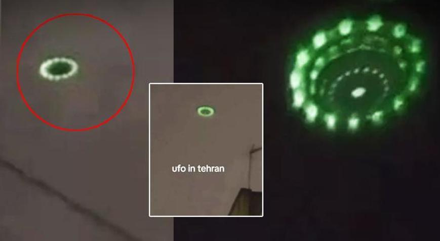 UFO İran semalarında belirdi Görenlerin ağzı açık kaldı, sosyal medya karıştı