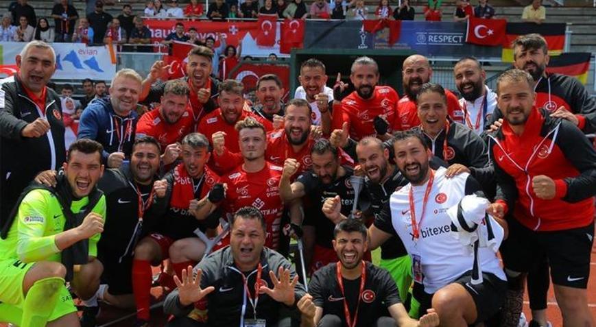 Turkcell’in ana sponsorluğundaki Ampute Milli Futbol Takımımız üst üste 3. Kez Avrupa Şampiyonu