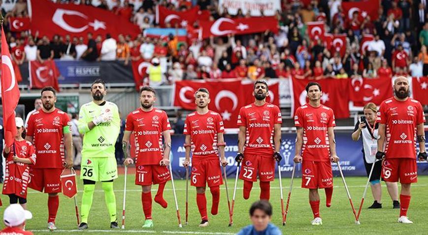 Ampute Milli Futbol Takımının yıldızlarından şampiyonluk yorumu