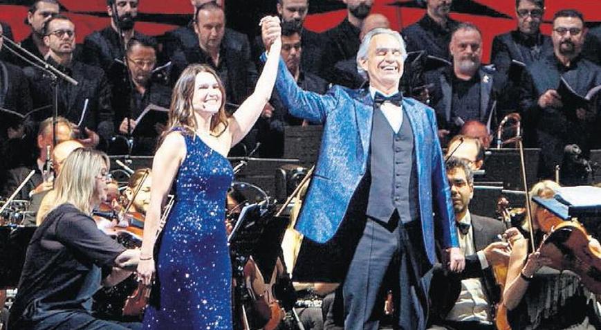 Andrea Bocelli Boğaz’ı büyüledi