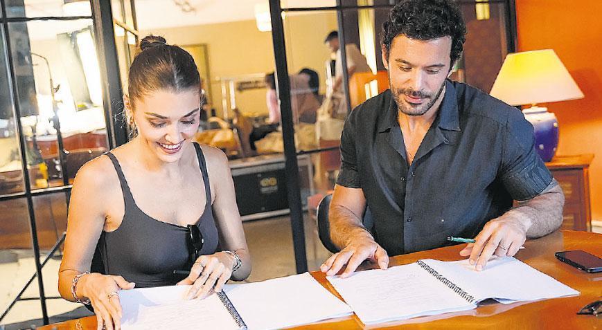 Aşıklardan ilk kare provadan