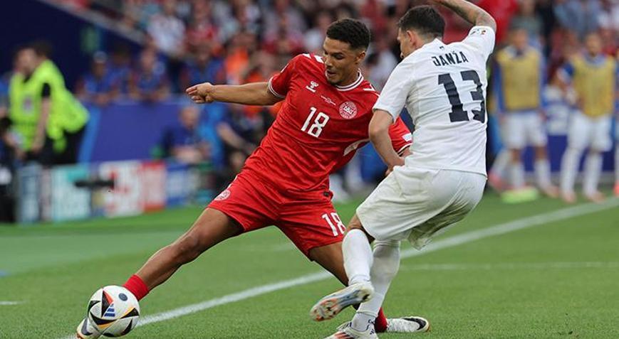EURO 2024te müthiş maç Slovenya, Danimarkadan 1 puanı 77de kaptı