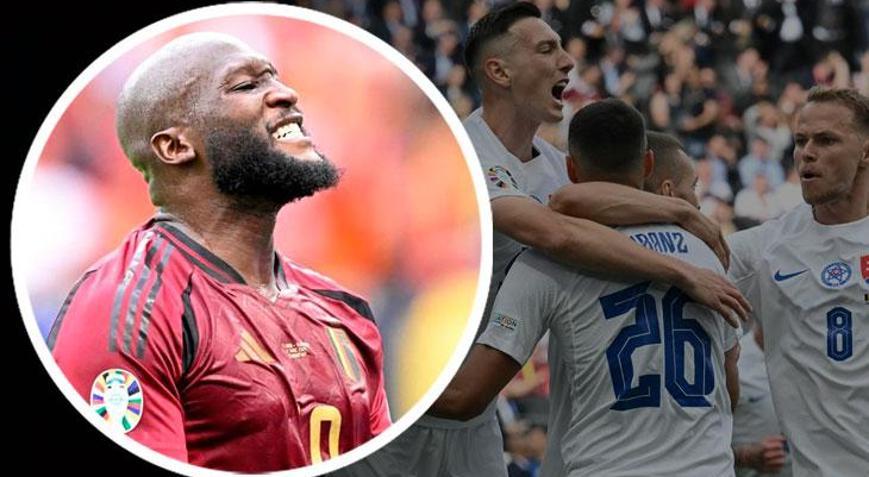 EURO 2024te Belçika ağır yaralı Slovakyaya tek gol yetti