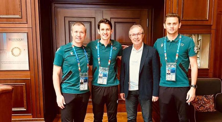 MHK Başkanı İbanoğlundan Halil Umut Meler ve ekibine ziyaret