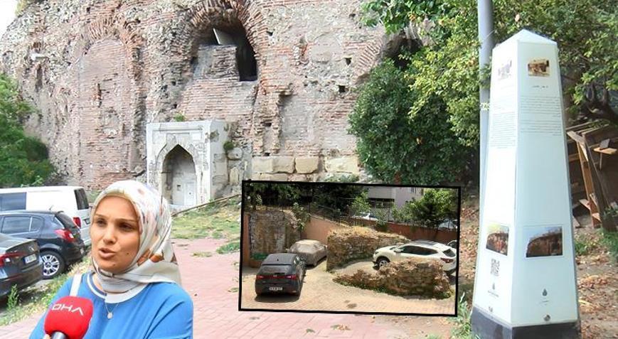 Tarihi Roma eserlerinin önü otopark oldu: İstanbul’un en etkileyici anıtlarından biri