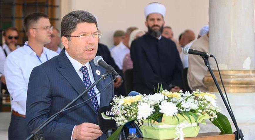 Bakan Tunç, Bosna Hersekte  Sinan Bey Camisinin açılış törenine katıldı