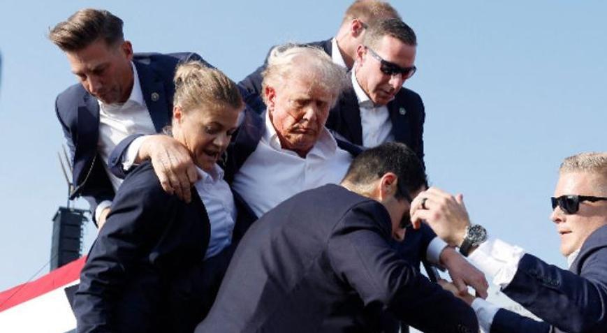 Donald Trumpın mitinginde kurşun sesleri ABD Gizli Servisi açıklama yaptı