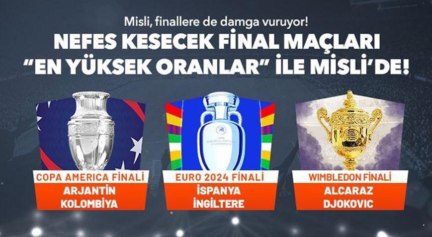 Misli, finallere de damga vuruyor Nefes kesecek final maçları “En Yüksek Oranlar” ile Misli’de