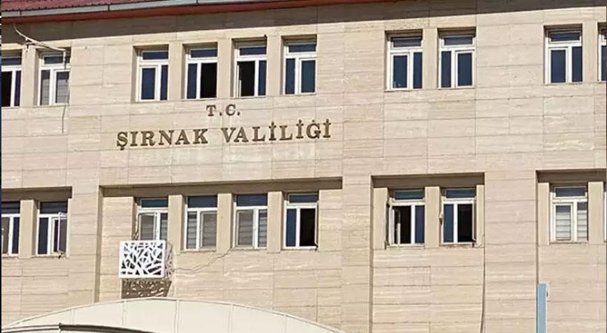 Şırnak Valiliği duyurdu 14 bölge geçici özel güvenlik bölgesi ilan edildi