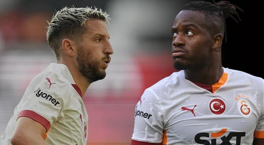 Galatasarayda Michy Batshuayi şov yaptı Dries Mertens hayran bıraktı