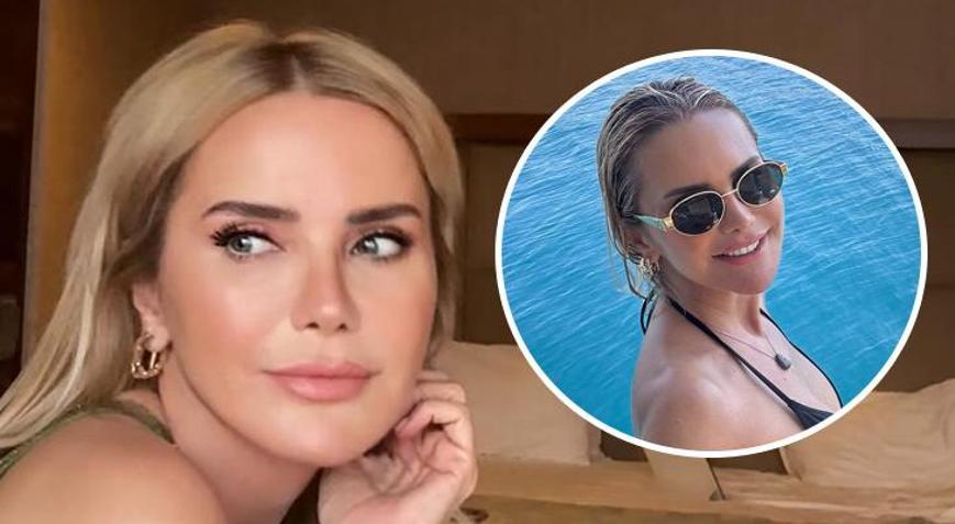 Ece Erkenden bikinili poz Bir şey diyeyim mi Hayat çok kısa