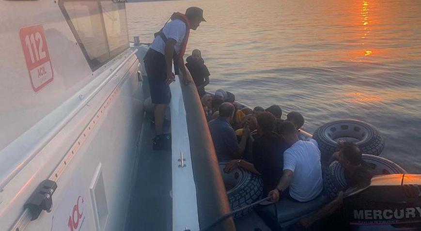 Bodrumda göçmen operasyonu