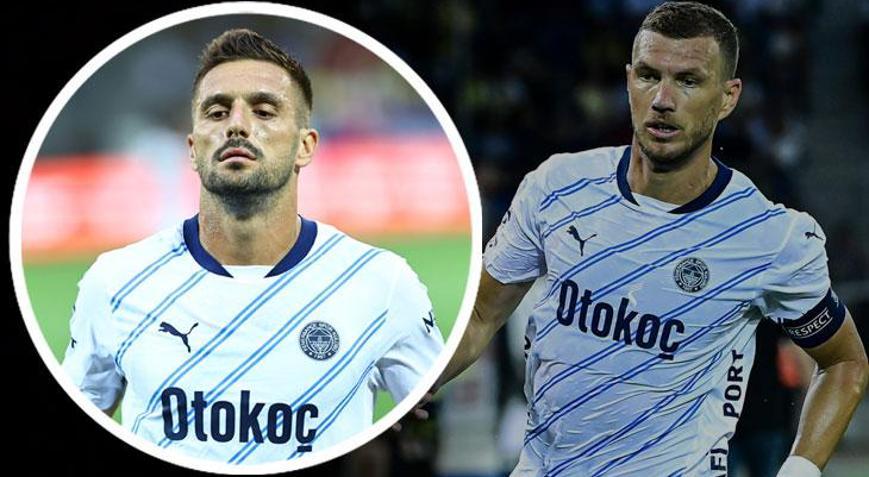 Fenerbahçede Edin Dzeko fırtınası Dusan Tadic hayran bıraktı