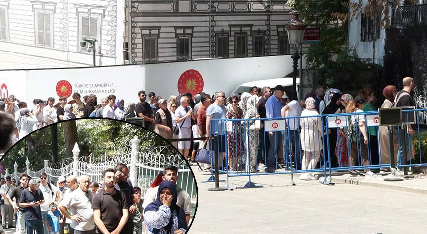 Yıldız Sarayında hafta sonu yoğunluğu 1 haftada 40 bin kişi ziyaret etti