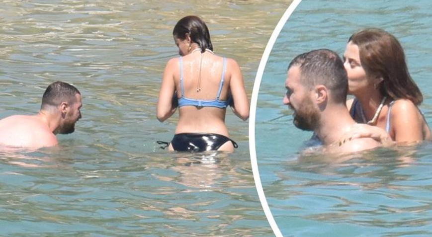 İlayda Alişan-Oğulcan Engin çiftinin aşk tatili Denizde romantik anlar