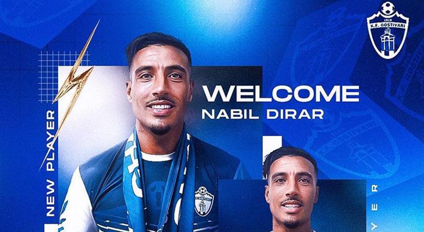 Nabil Dirar, Gostivara imza attı