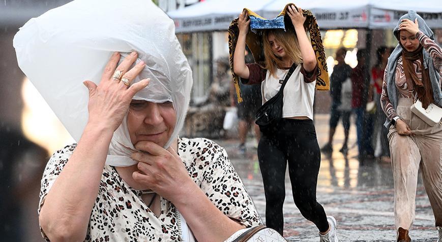 Son dakika... Meteoroloji haritayı güncelledi İstanbul dahil: Sağanak alarmı