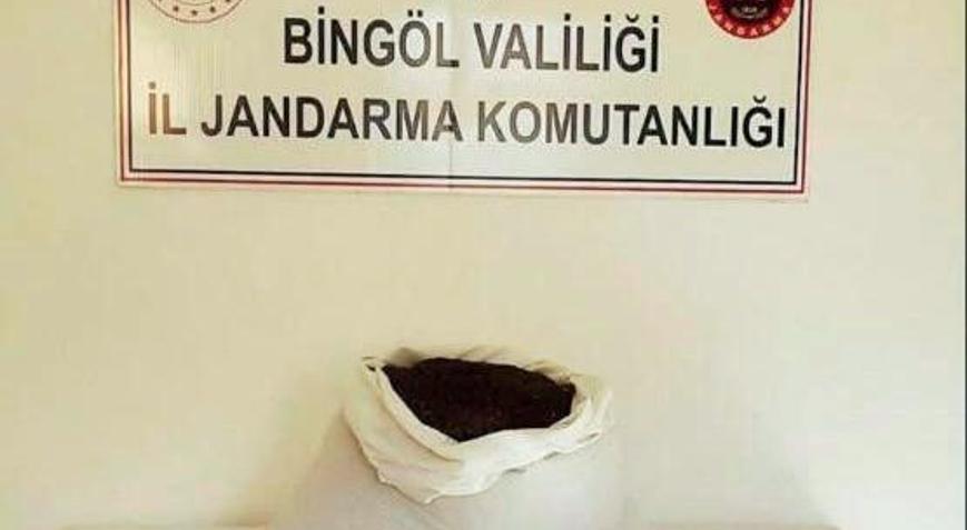 Bingöl’de 15 kilo 765 gram esrar ele geçirildi