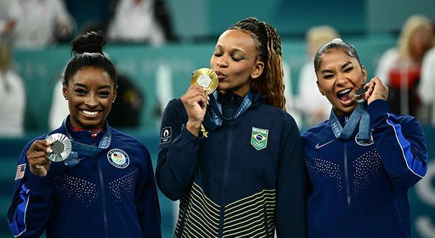 Rebeca Andradeden Paris 2024te altın madalya