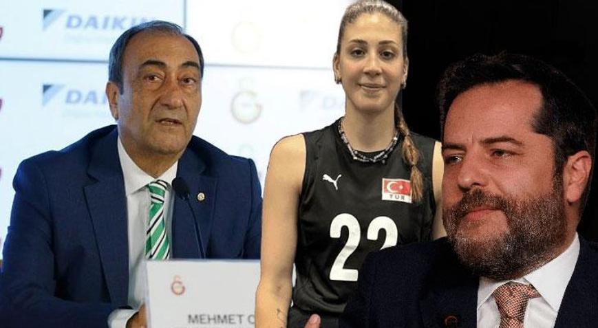 Galatasarayda yönetici Mehmet Cibaradan Erden Timur ve İlkin Aydın açıklaması