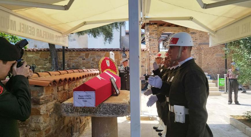 Aydında Kıbrıs gazisi son yolculuğuna uğurlandı