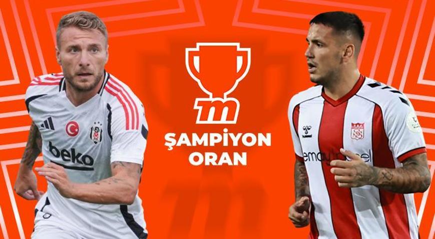 Beşiktaş - Sivasspor maçı Tek Maç, Canlı Bahis, Canlı Sohbet, Şampiyon Oran seçenekleri ile Mislide