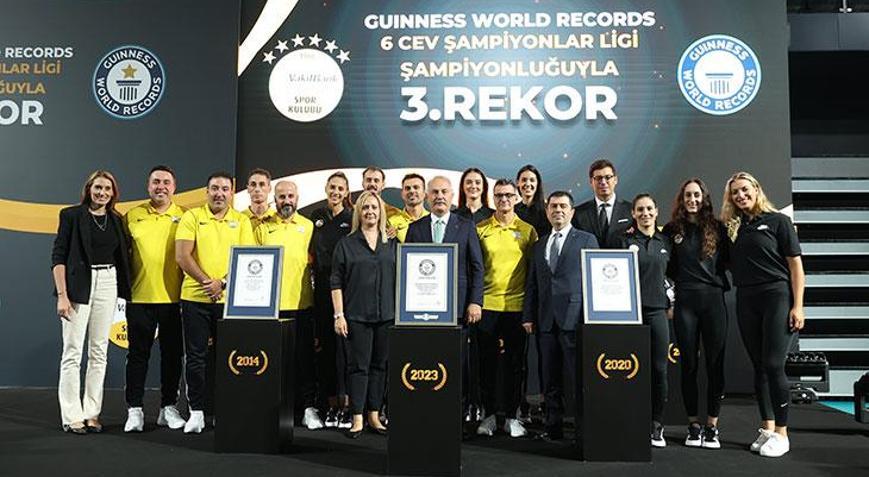 VakıfBank, 3. kez Guinness Dünya Rekorlarına girdi