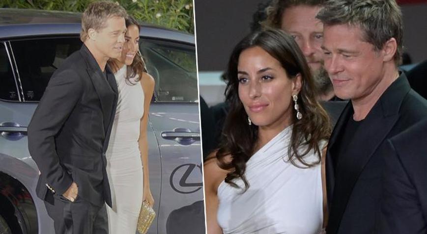 Brad Pitt ile Ines de Ramon ilk kez kırmızı halıda