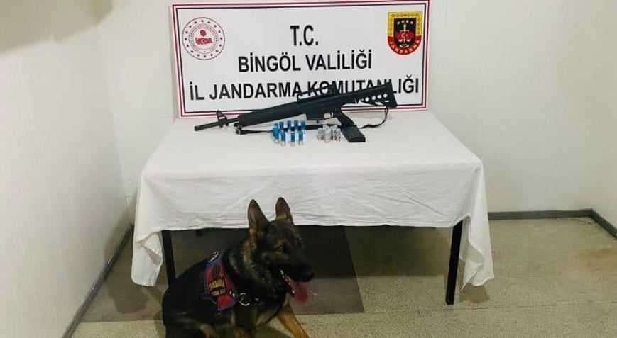 Bingöl’de 2 ruhsatsız av tüfeği ele geçirildi