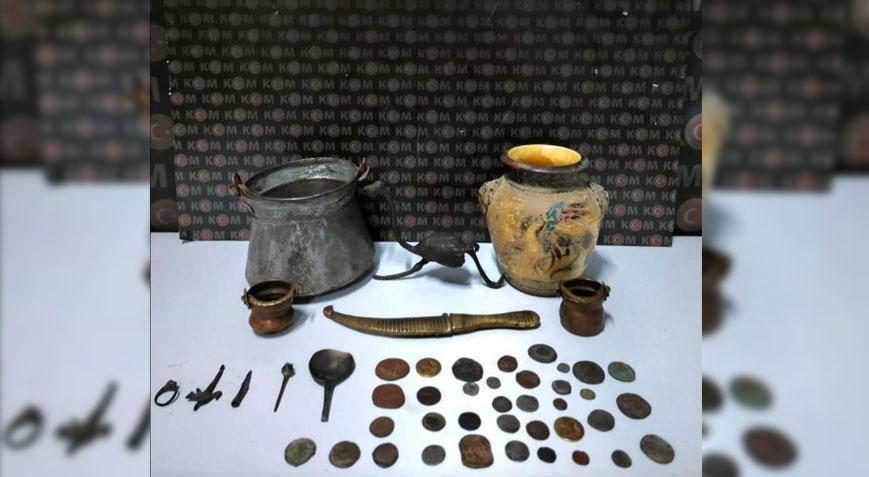 47 adet tarihi eser Tokatta ele geçirildi