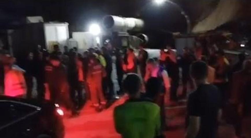 Bayburtta yapım aşamasındaki tünelde kısmı göçük: 1 ölü, 3 yaralı