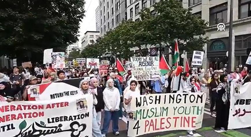 ABDde Ayşe Ezgi Eygi için gösteri