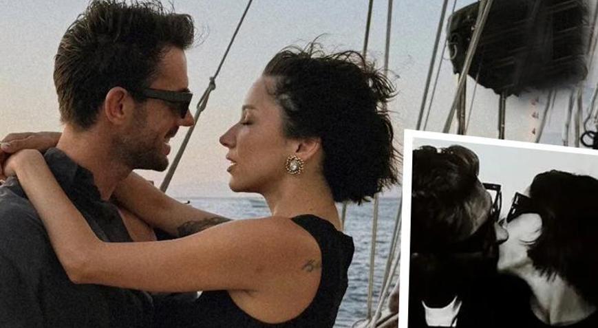 Zeynep Bastık ve Serkay Tütüncüden dudak dudağa pozlar