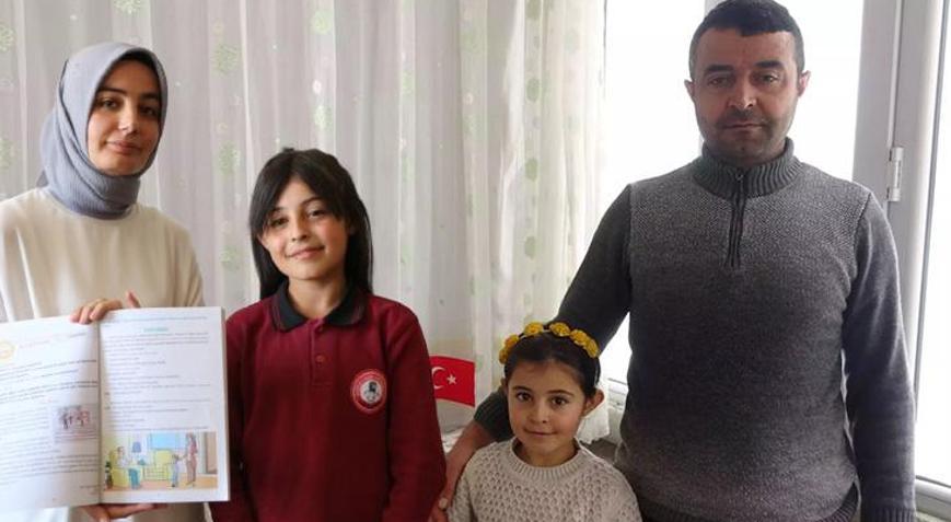 Hakkarili babanın kızı için yaptıkları ders kitabına konu oldu: Hayalini gerçekleştirmek için çabaladı