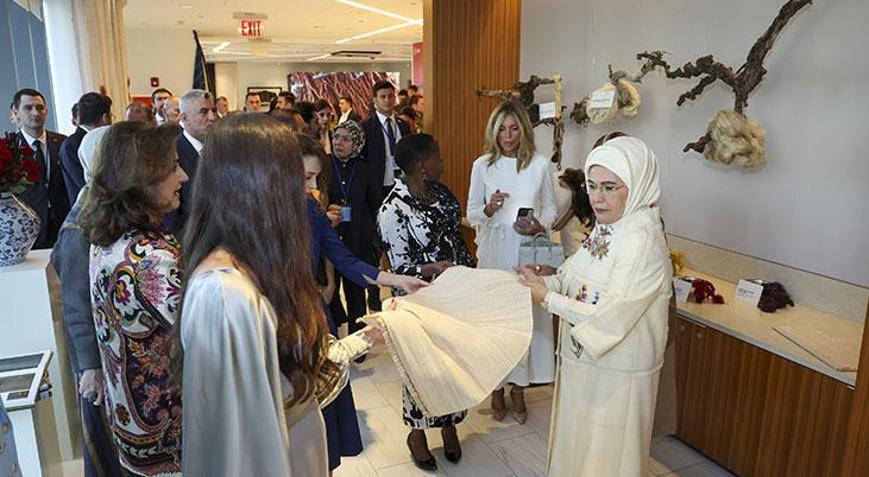 Emine Erdoğan, ABD ziyaretinde lider eşleriyle buluşacak