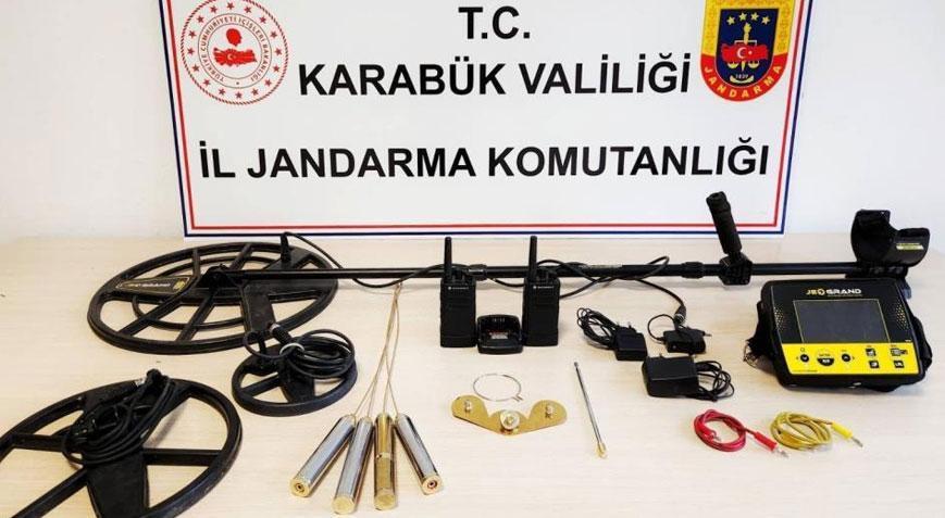 Yer: Karabük Define arayan 5 kişi suçüstü yakalandı