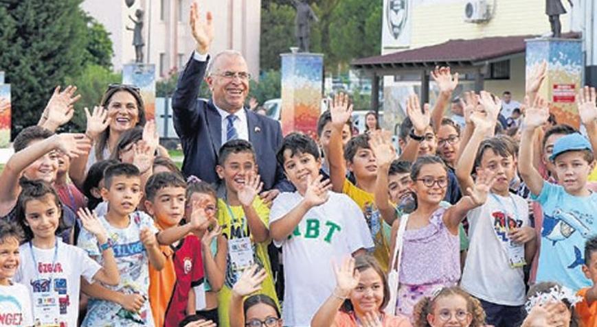 Çevreci çocuklar görev başında