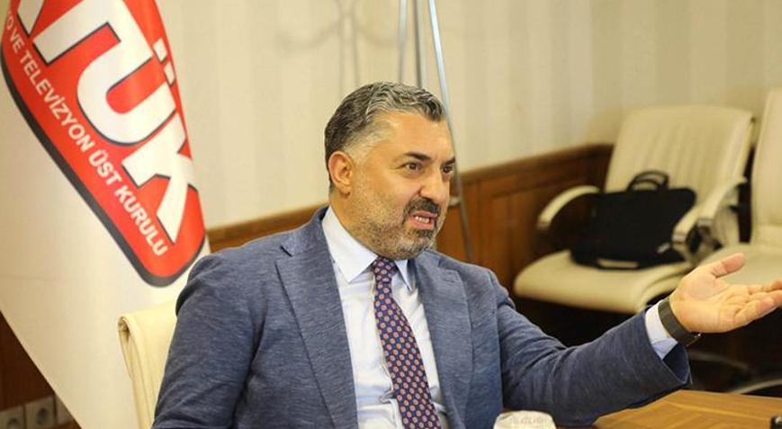 RTÜK Başkanı Şahin: Eline her mikrofon alanın kendini gazeteci, muhabir zannettiği bir ortam olamaz