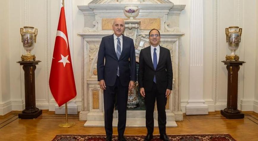 TBMM Başkanı Numan Kurtulmuş Moskova Büyükelçiliği’ni ziyaret etti