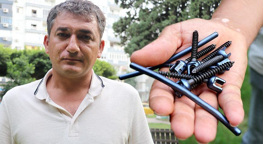 Büyük şok! Vücudunda 9 platin olduğunu ikinci ameliyattan sonra öğrendi ...