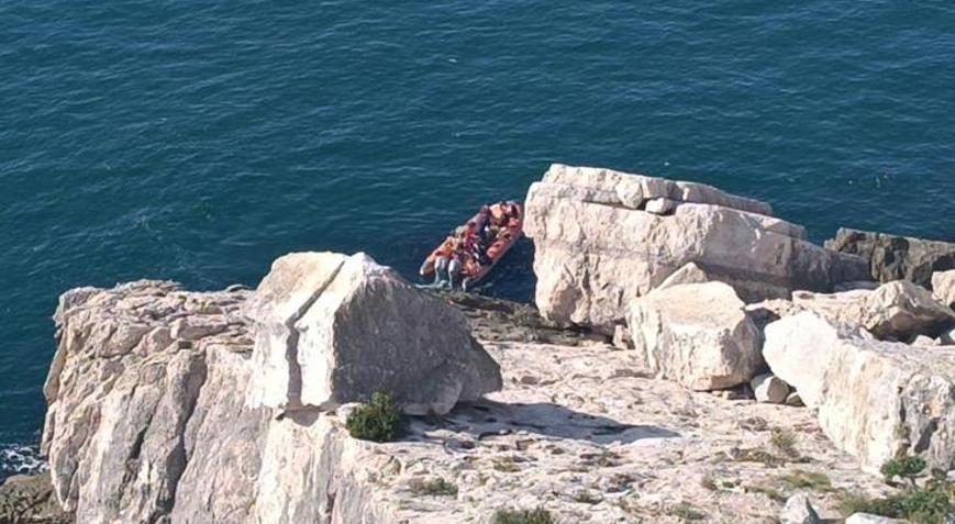 Bartında Rus turistlerin korku dolu anları