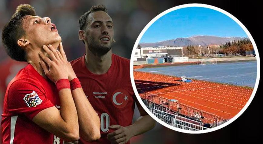 İzlanda - Türkiye maçı öncesi erteleme tehlikesi Zemin korumaya alındı