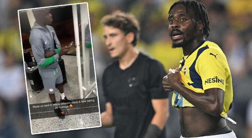 Osayi Samuel havalimanında mahsur kaldı Osimhenden tepki