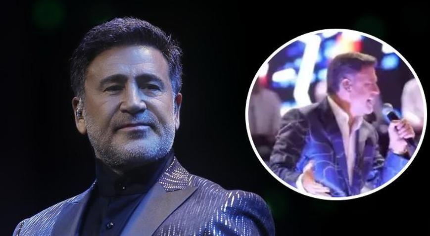 İzzet Yıldızhanın sahnede zor anları Az kalsın cayır cayır yanıyordu