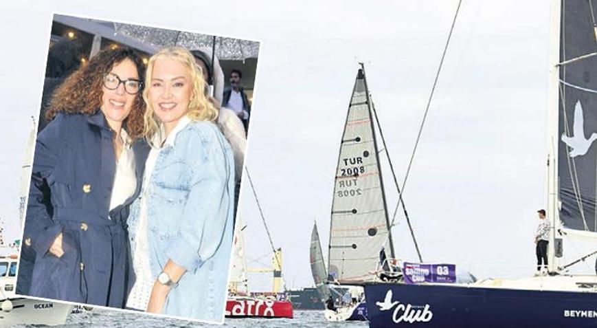 Heyecanla yarışı izlediler