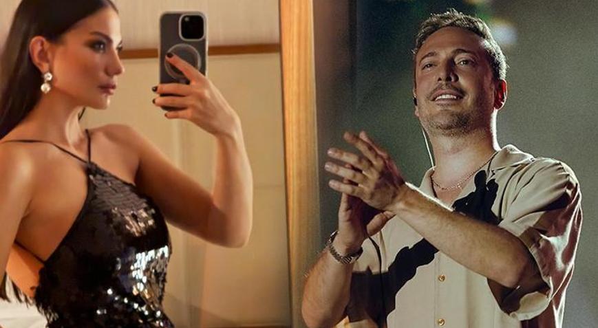 Demet Özdemirden iddialı pozlar Oğuzhan Koç yorumları yağdı